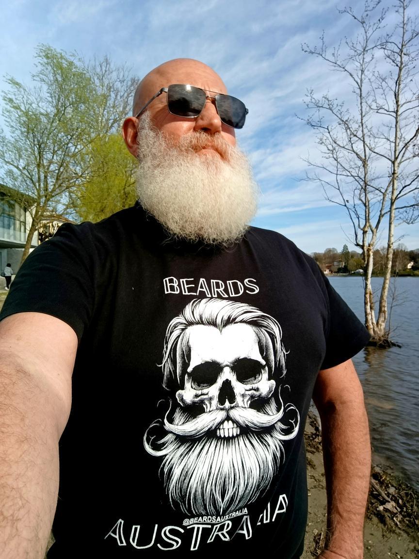 Beards Australia Bearded Skull T-Shirt - Image 2